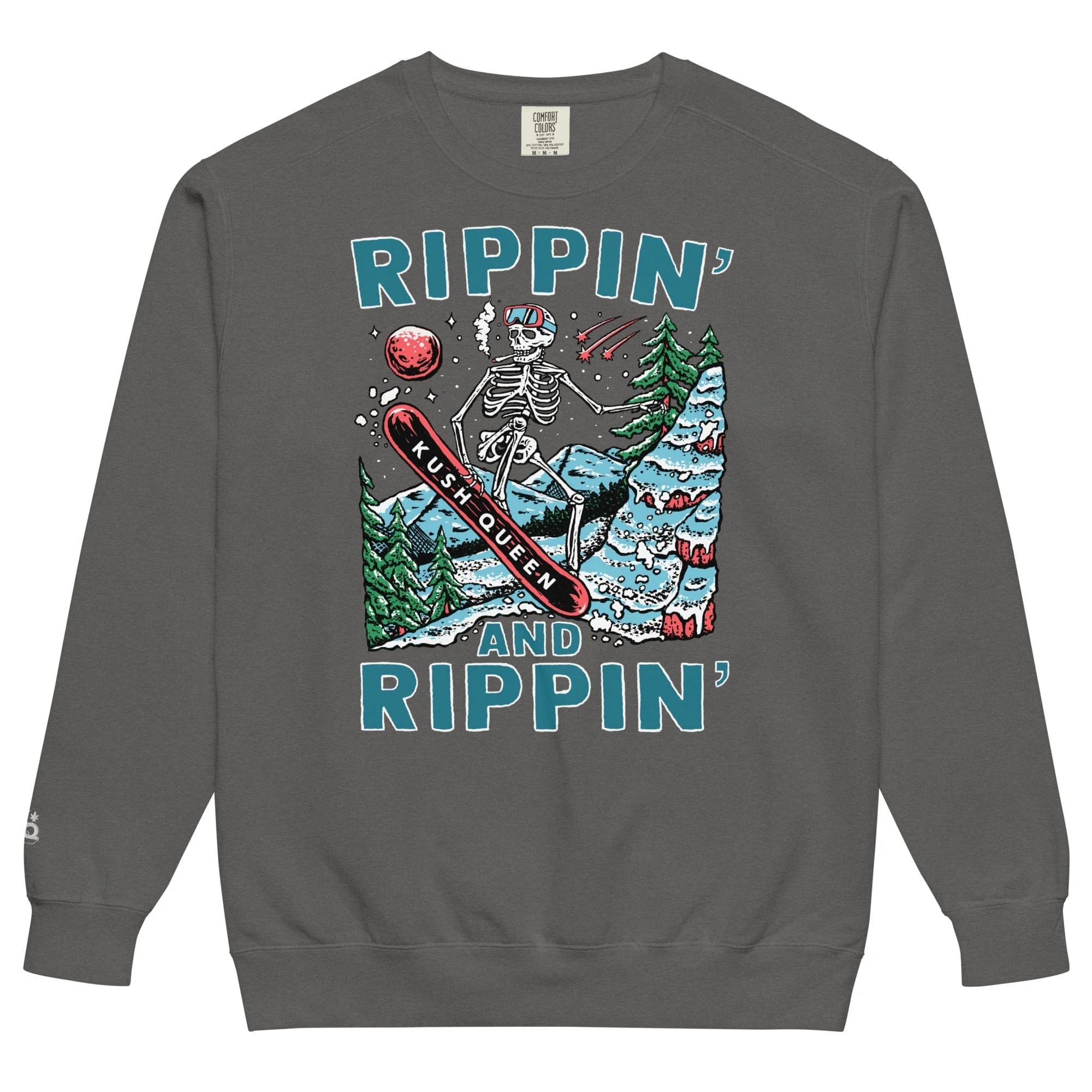 'Rippin and Rippin' Unisex garment-dyed sweatshirt - Image 3