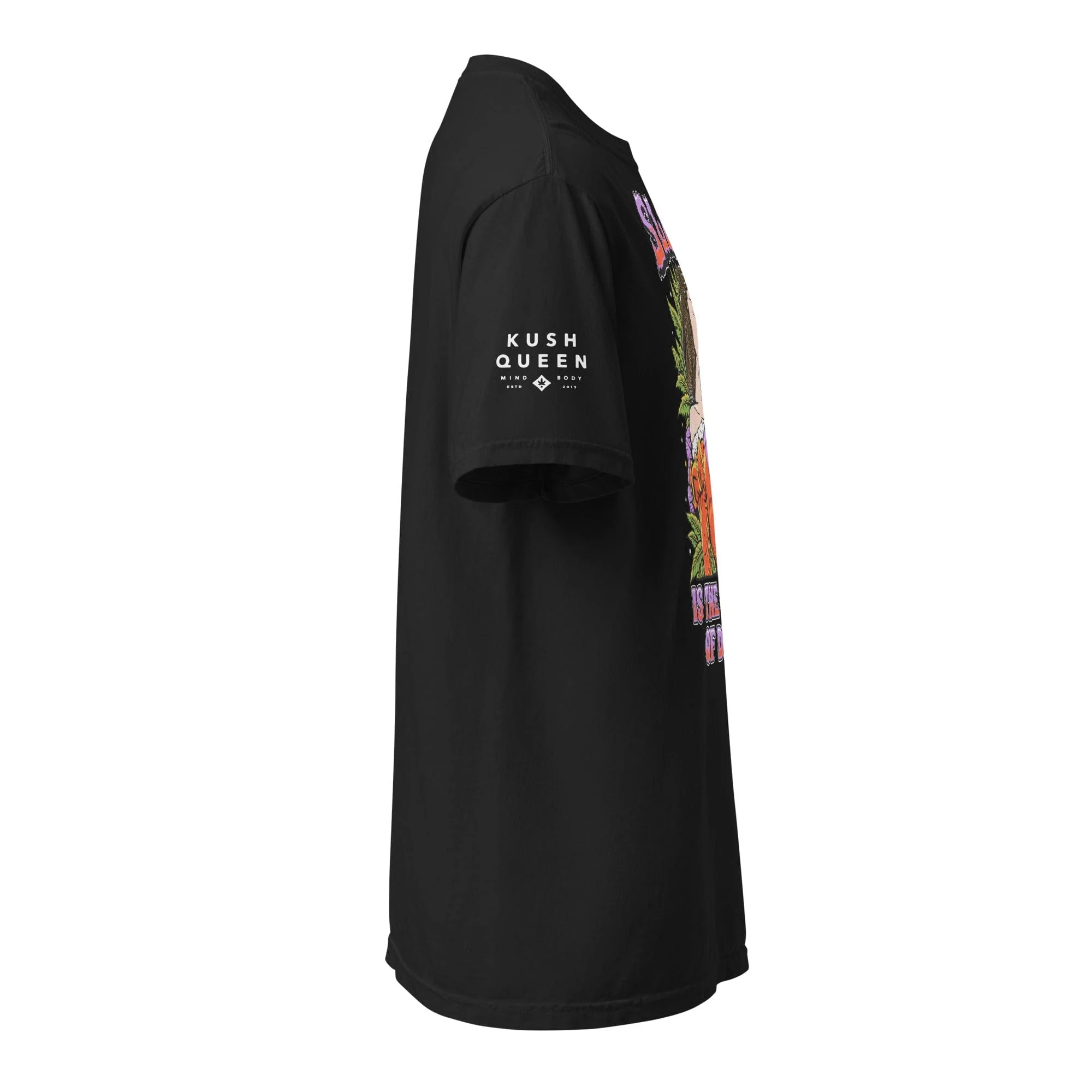 'Sleep Is The Cousin Of Death' Unisex garment-dyed heavyweight t-shirt - Image 5