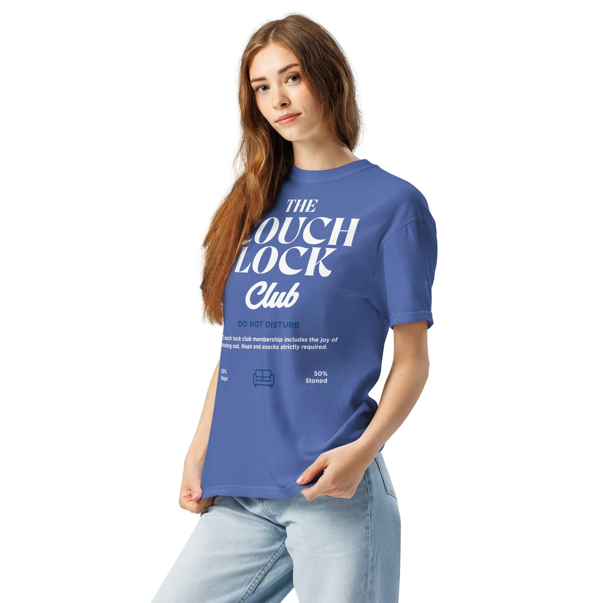 'The Couch Lock Club' Unisex garment-dyed heavyweight t-shirt - Image 4