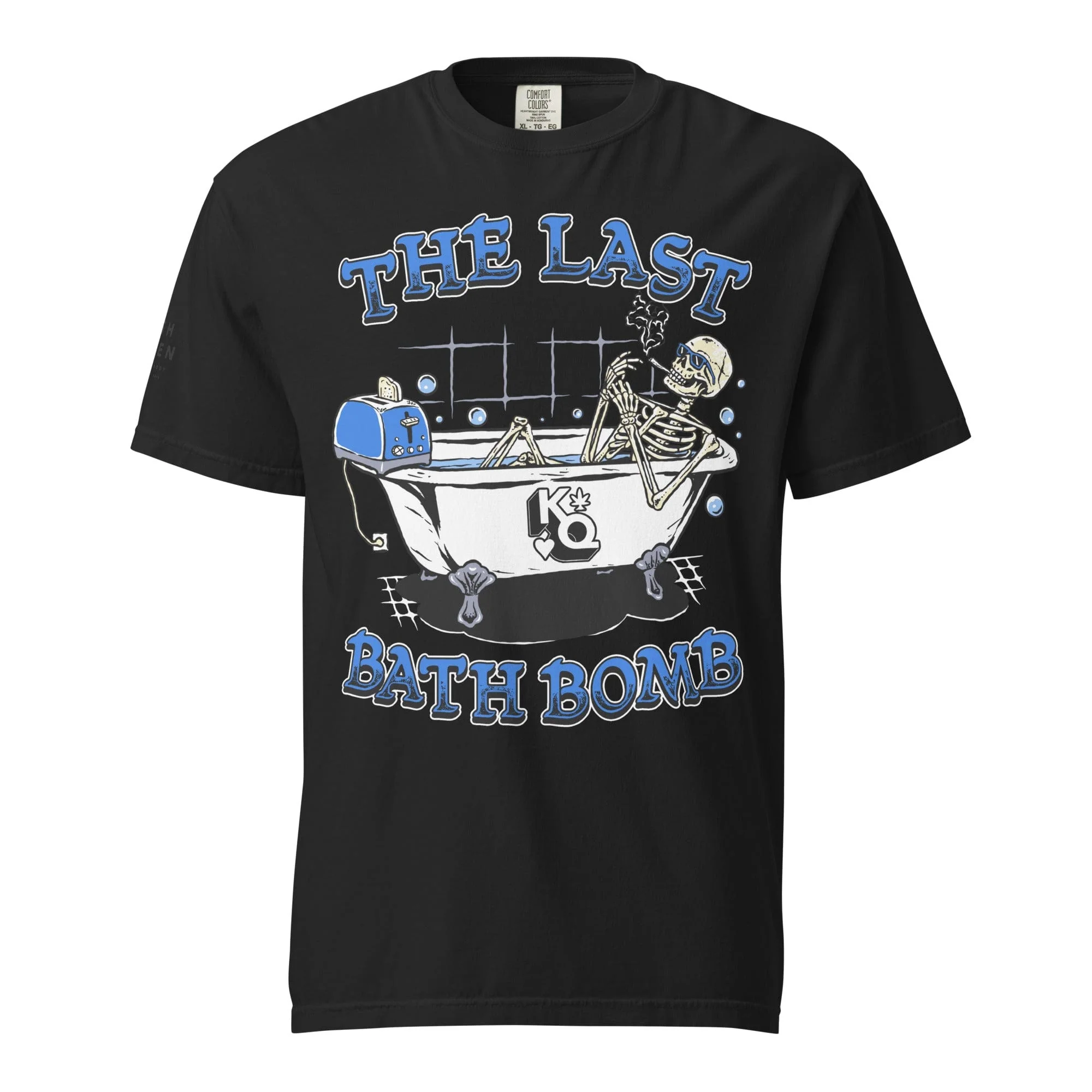 'The Last Bath Bomb' Unisex garment-dyed heavyweight t-shirt