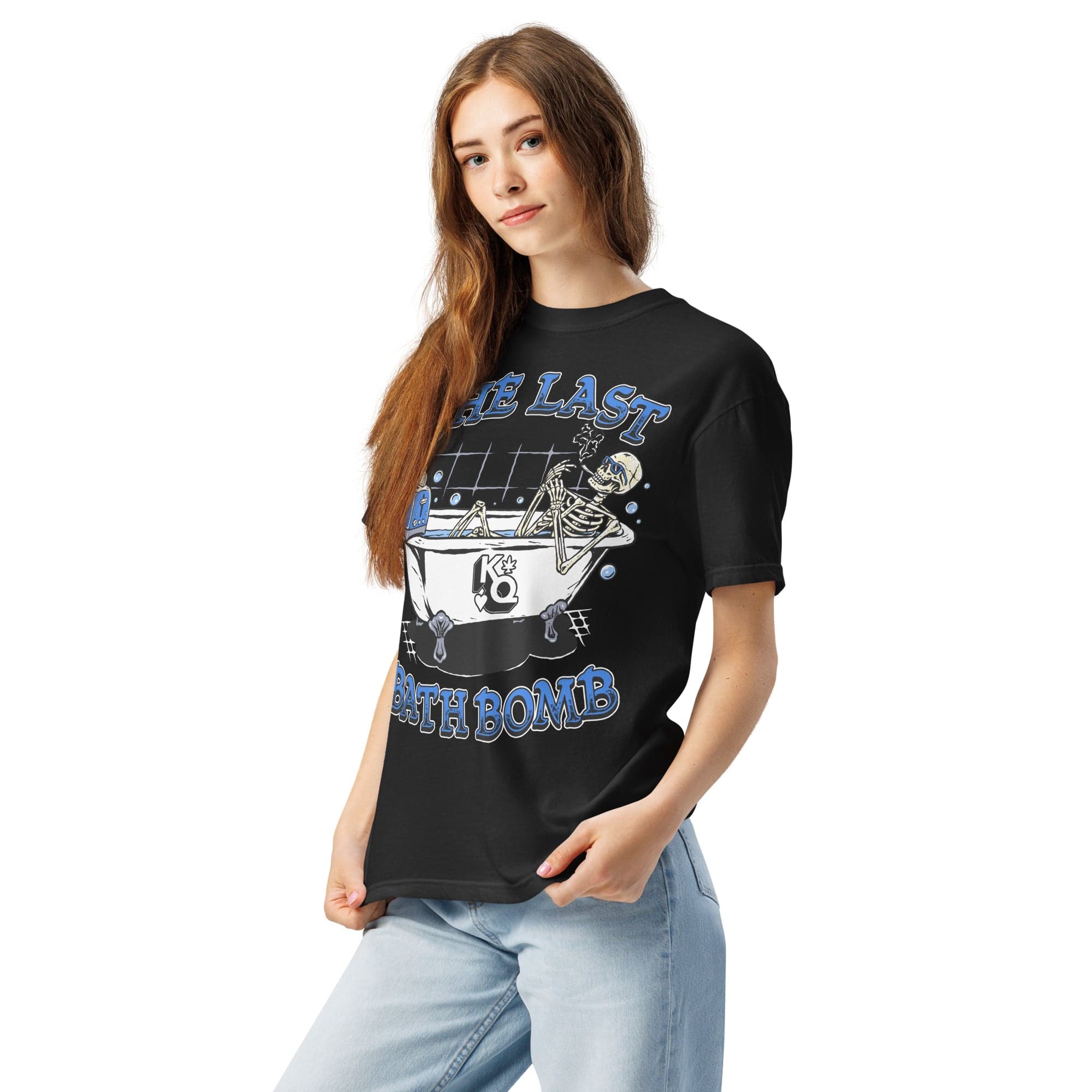 'The Last Bath Bomb' Unisex garment-dyed heavyweight t-shirt - Image 2